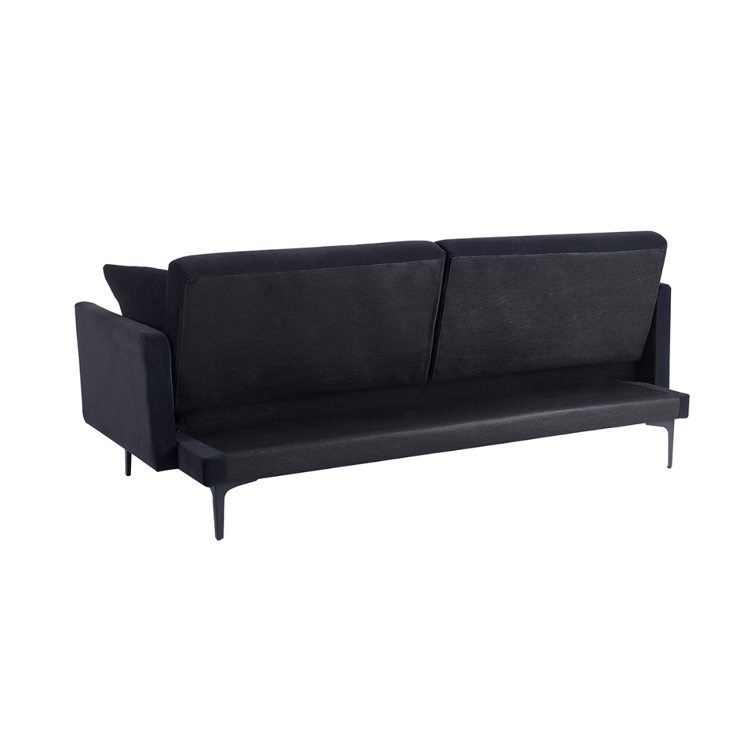 Charlotte Navy Velvet Sofa Bed