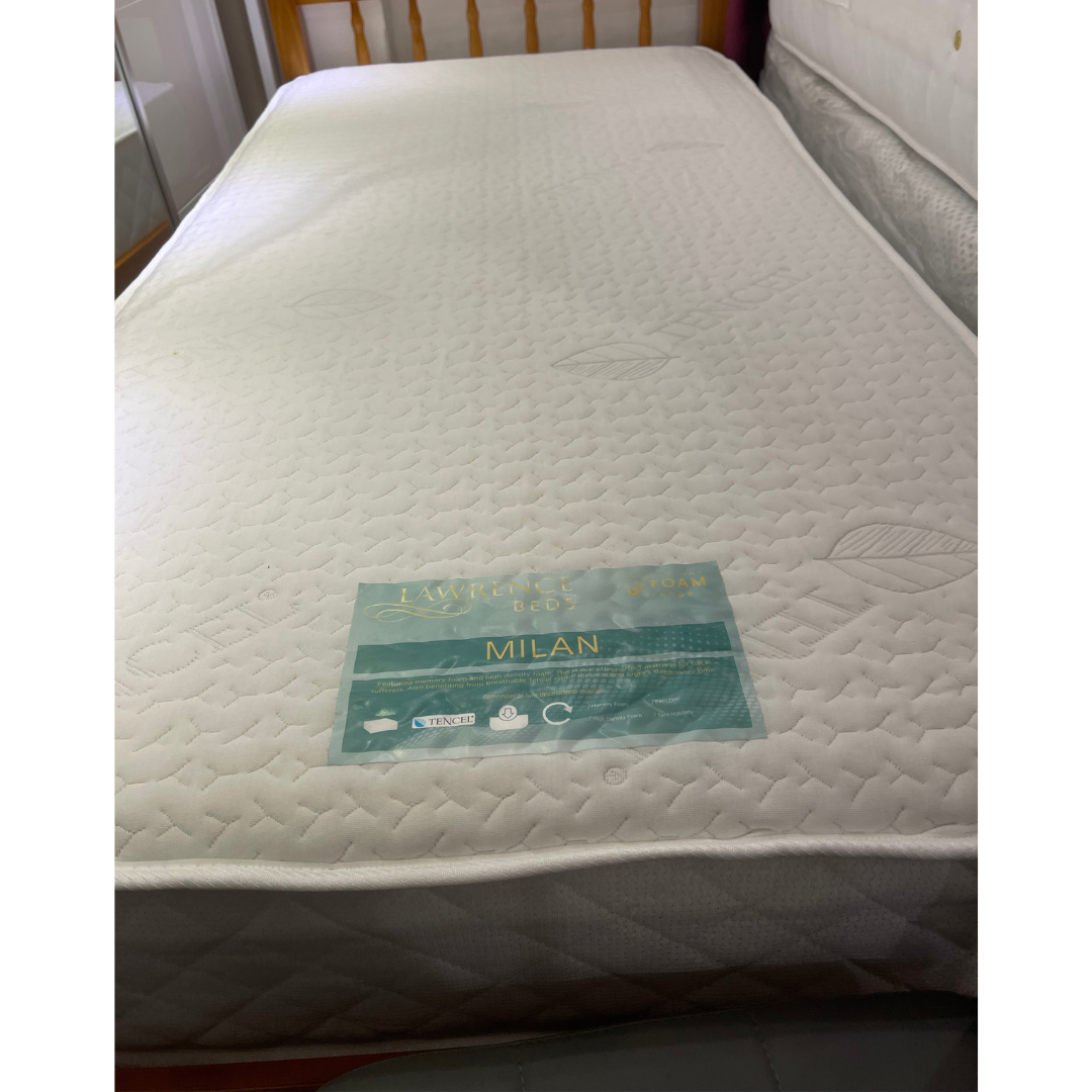 LAWRENCE Milan Memory Foam Mattress FIRM FEEL
