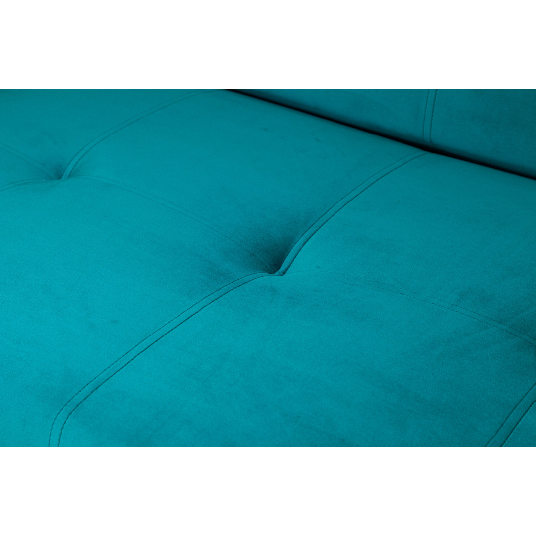 Viva Sofabed Plush Teal 2 Seater