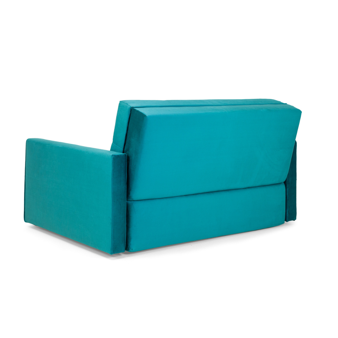 Viva Sofabed Plush Teal 2 Seater