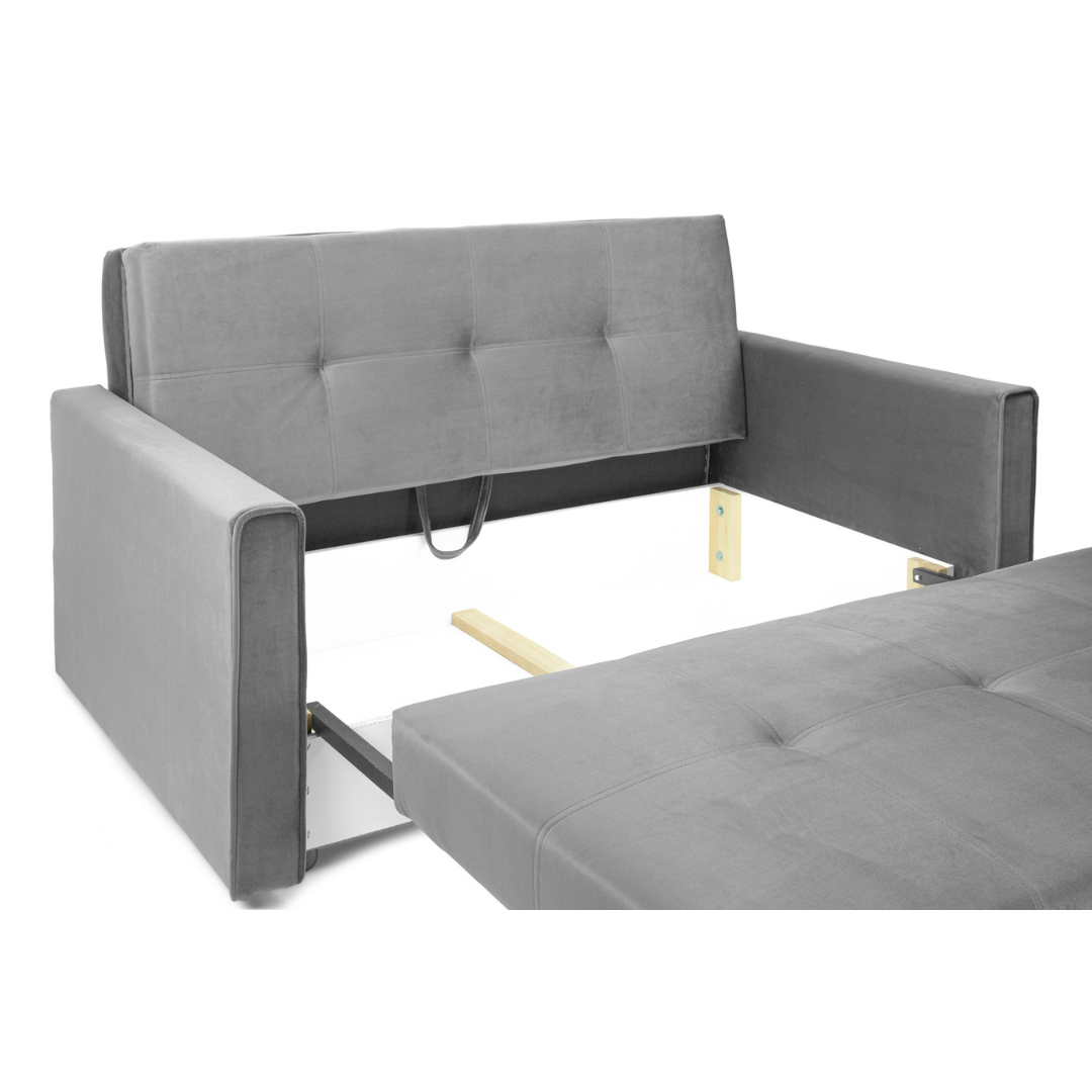 Viva Sofabed Plush Grey 2 Seater