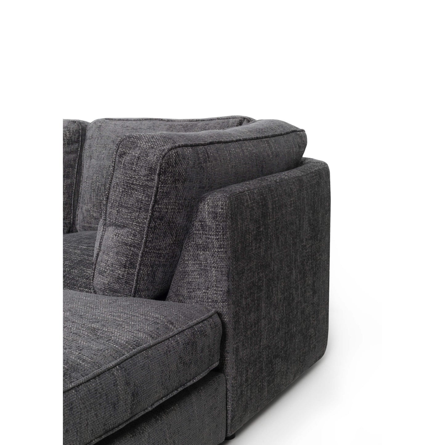 Kensington U-Shape Grey Fabric Sofa