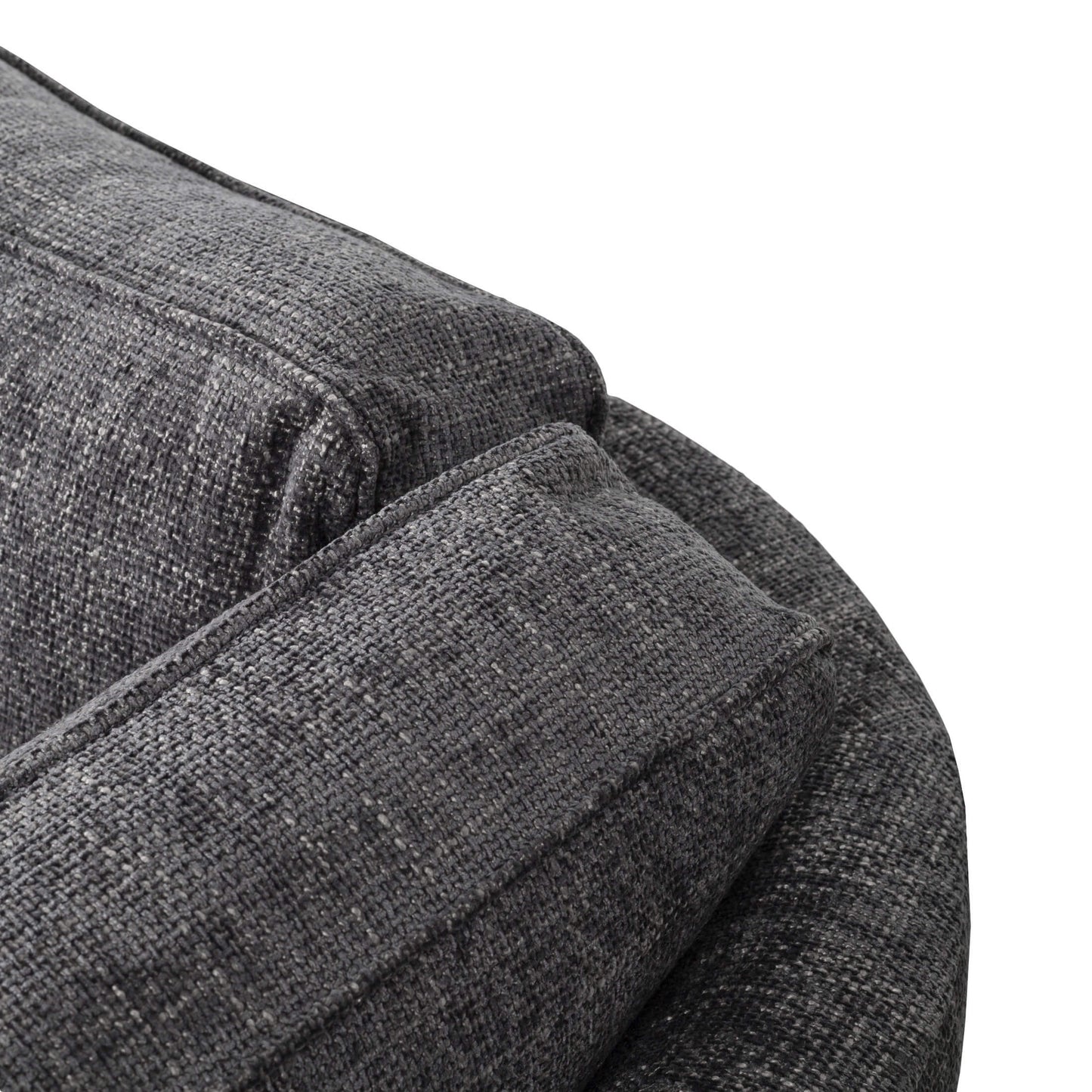 Kensington U-Shape Grey Fabric Sofa