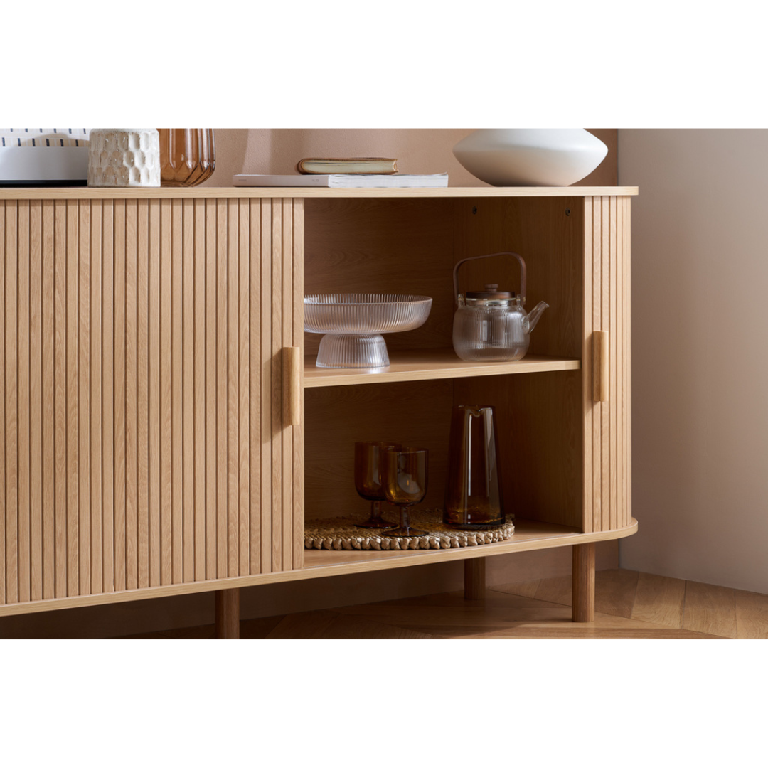 Lille Fluted Oak Sideboard