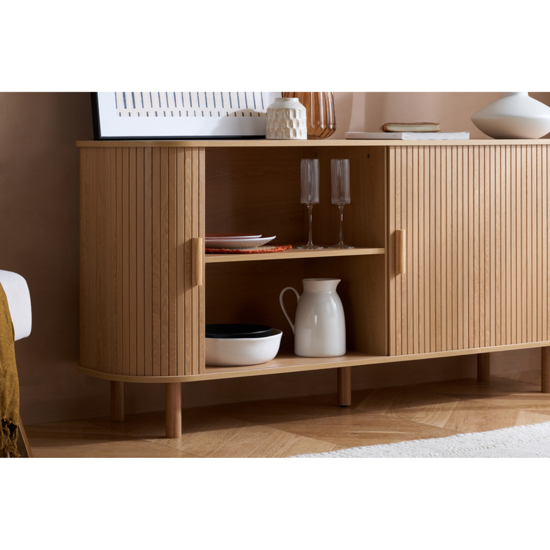 Lille Fluted Oak Sideboard