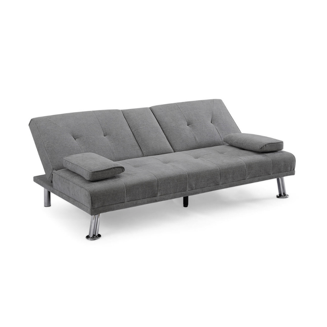 Anvil Grey Fabric Sofa Bed - Furniturezone