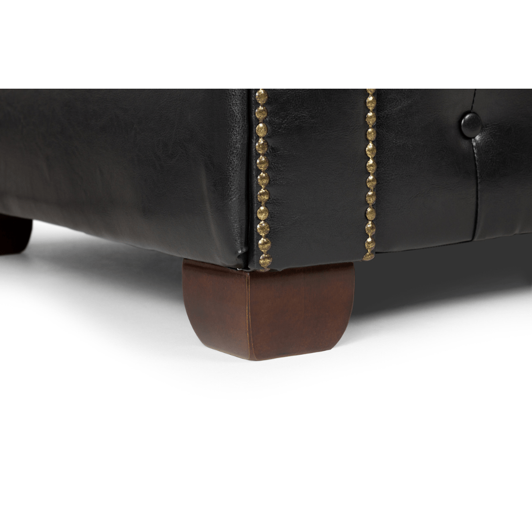 Chesterfield Bonded Leather 3 Seater Sofa - Furniturezone