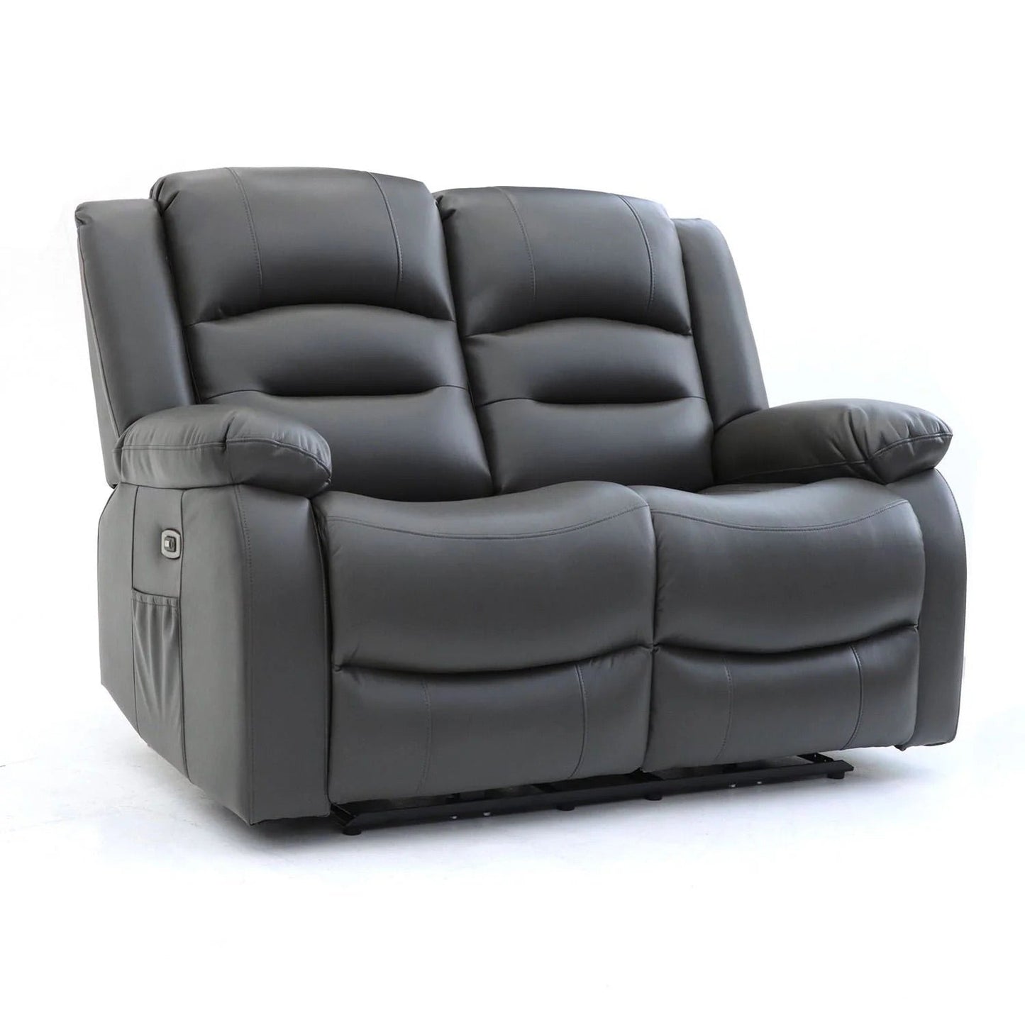 Costa Electric Recliner Sofa Grey 2 Seater