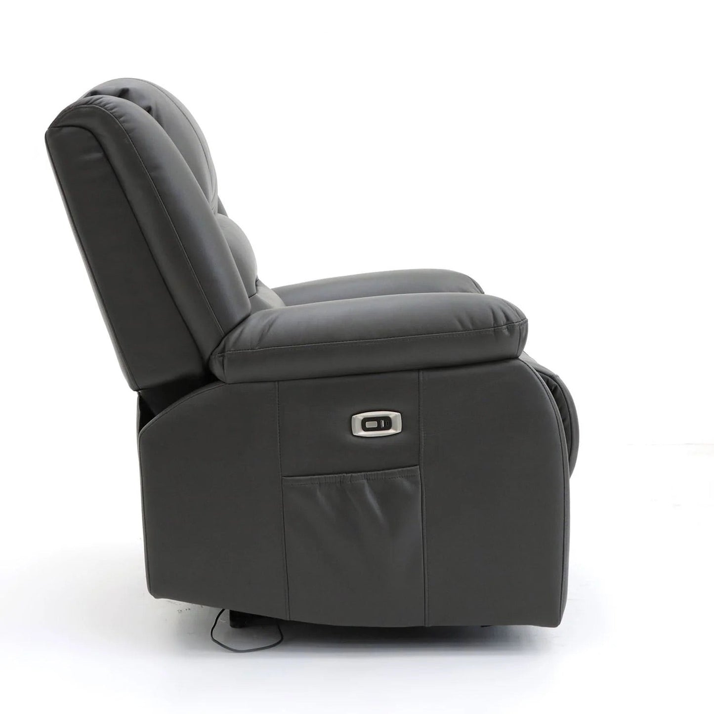 Costa Electric Recliner Sofa Grey 2 Seater