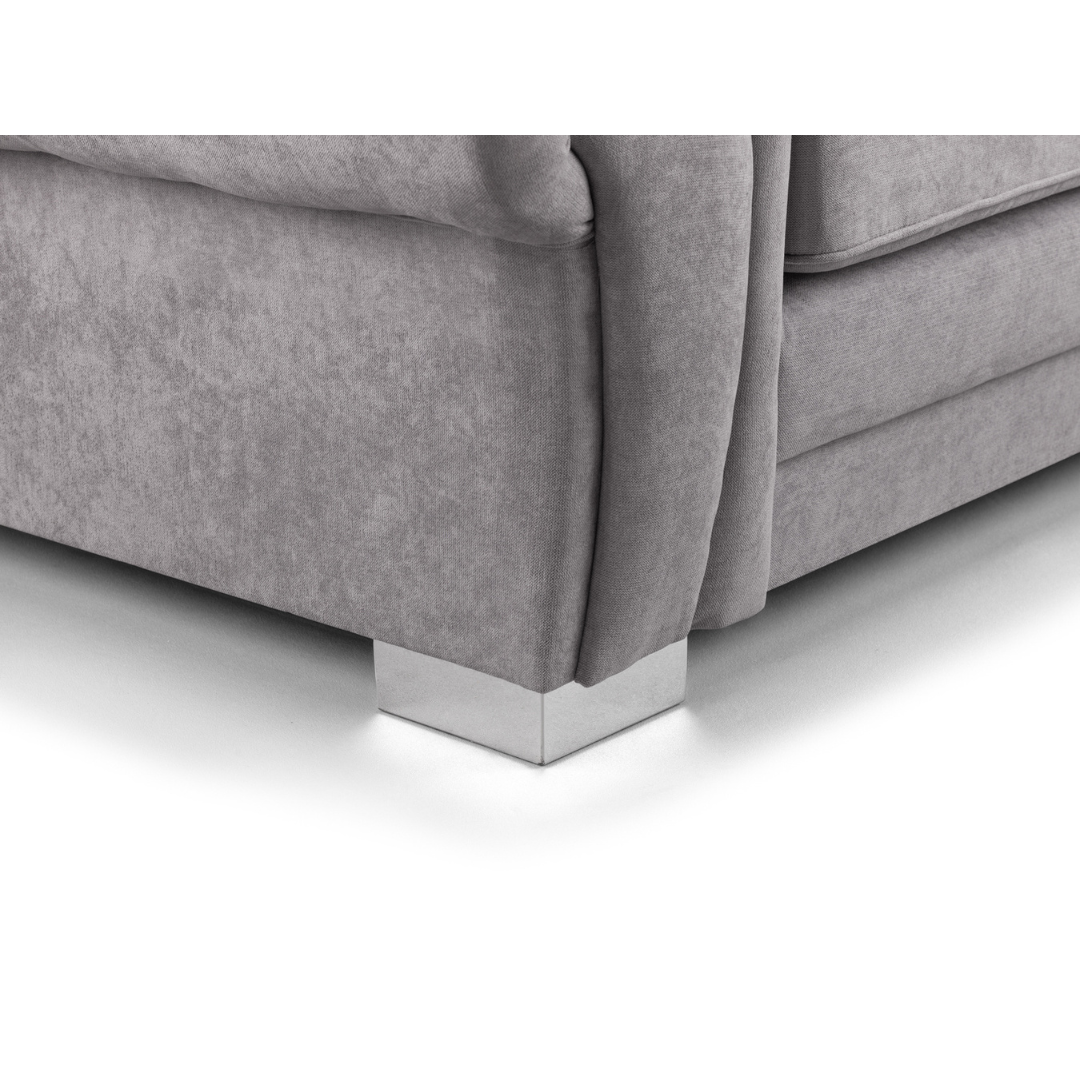 Verona Large Full-back Grey Corner Sofa