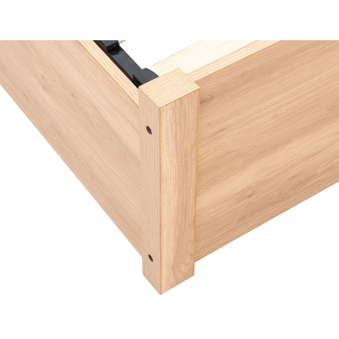 Vulpiano Rattan Ottoman Storage Bed Frame