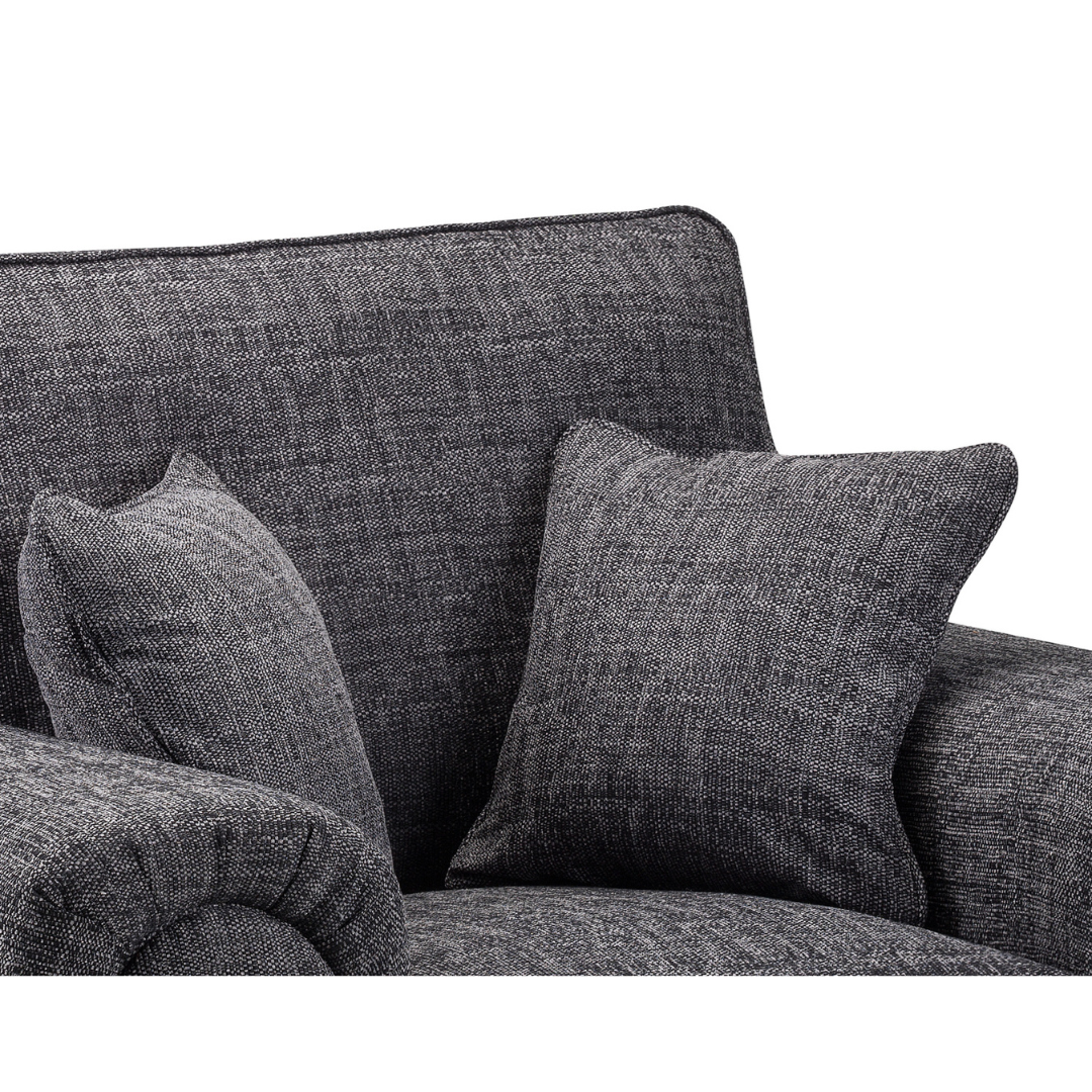 Wilcot 3+2 grey Fabric Sofa Set