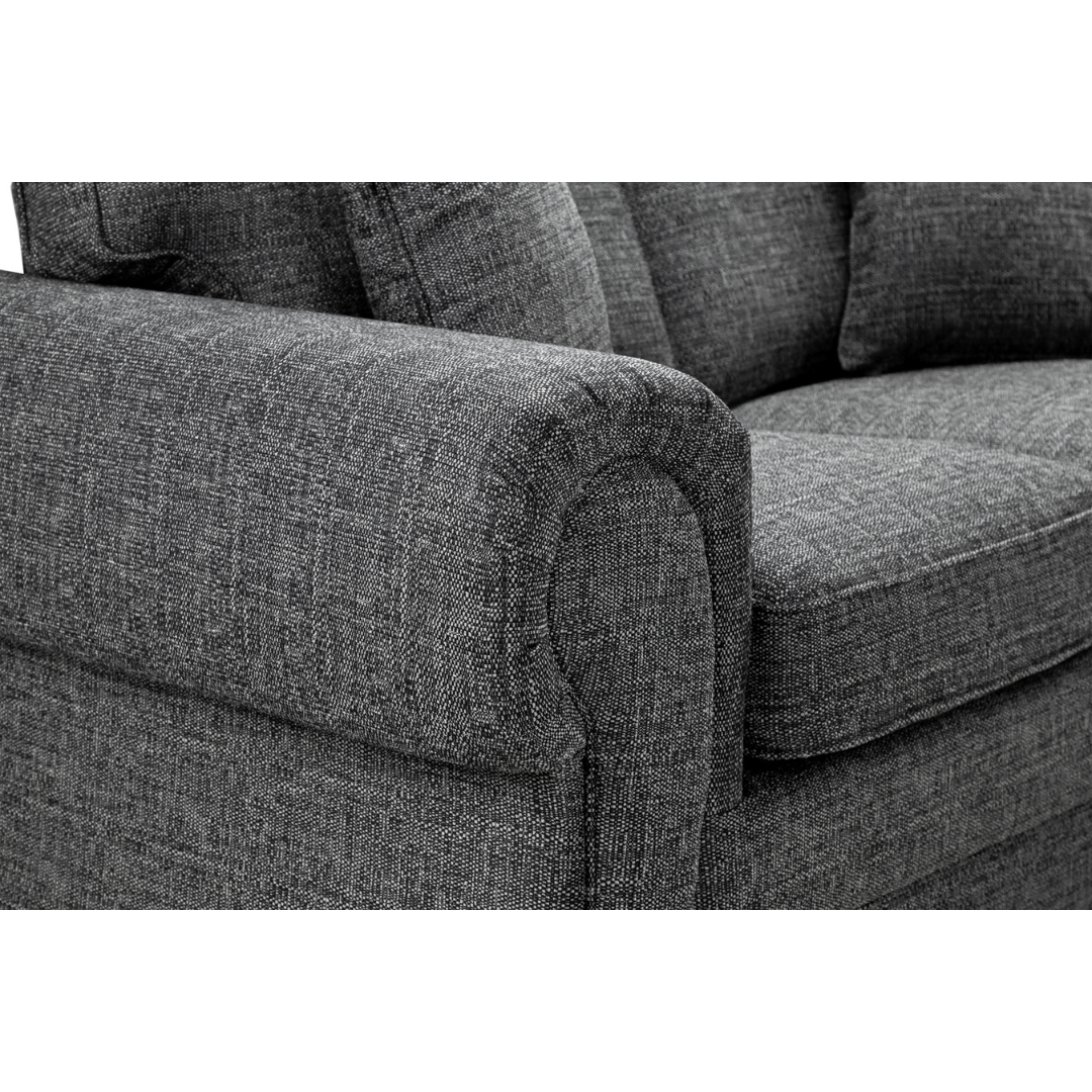 Wilcot 3+2 grey Fabric Sofa Set