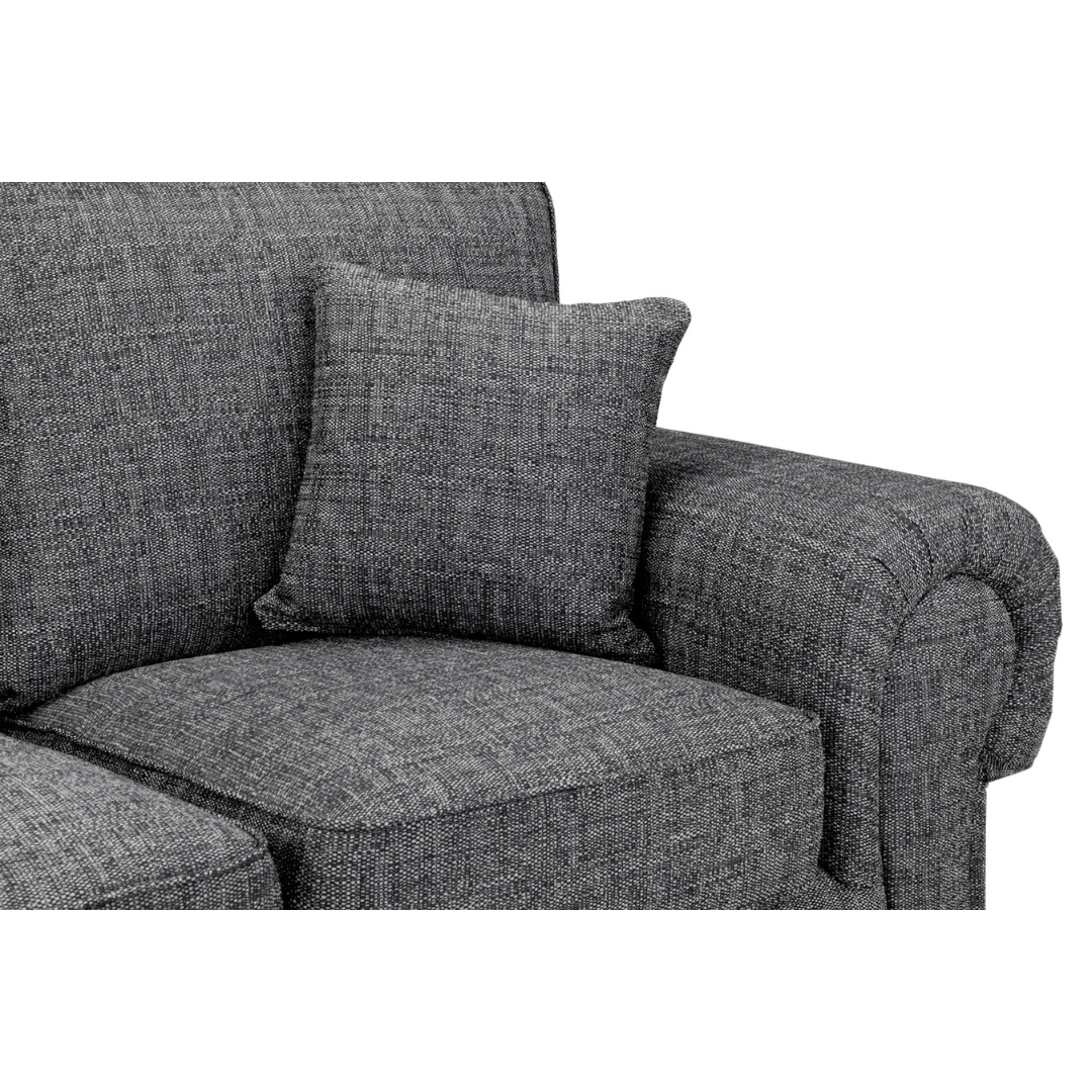 Wilcot 3+2 grey Fabric Sofa Set