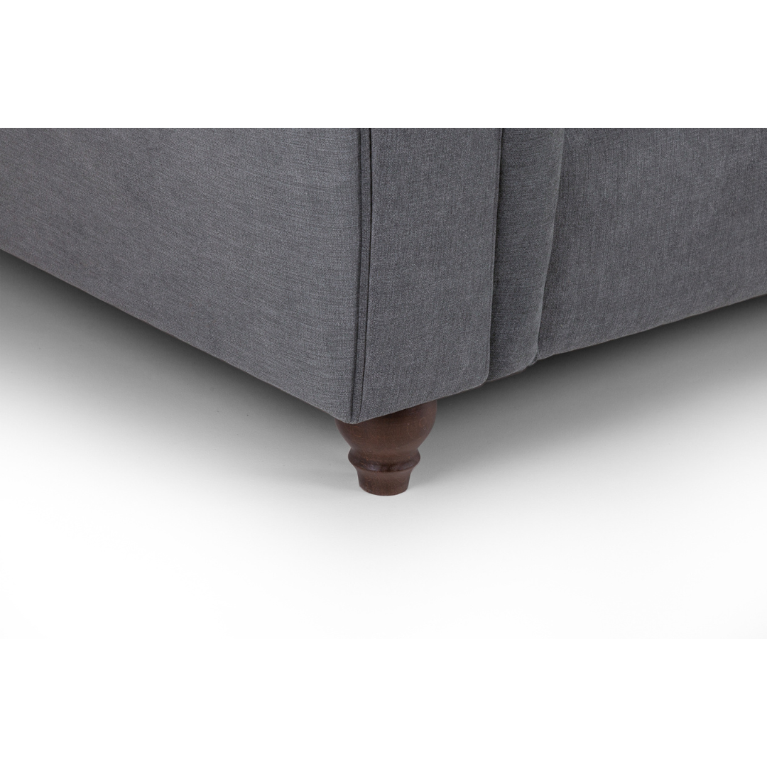 Windsor Full-back Grey Four Seater Sofa