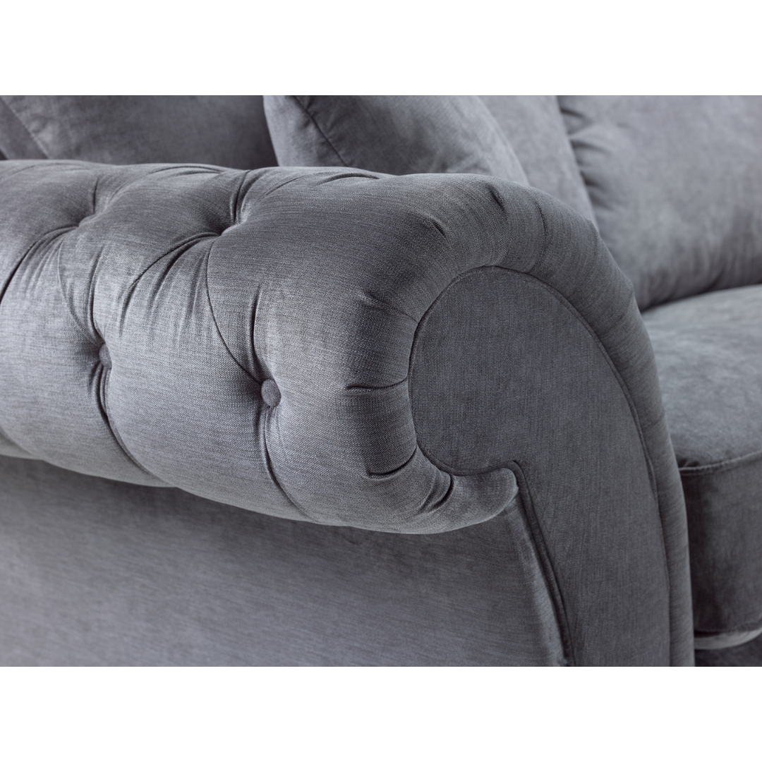 Windsor Full-back Grey Four Seater Sofa
