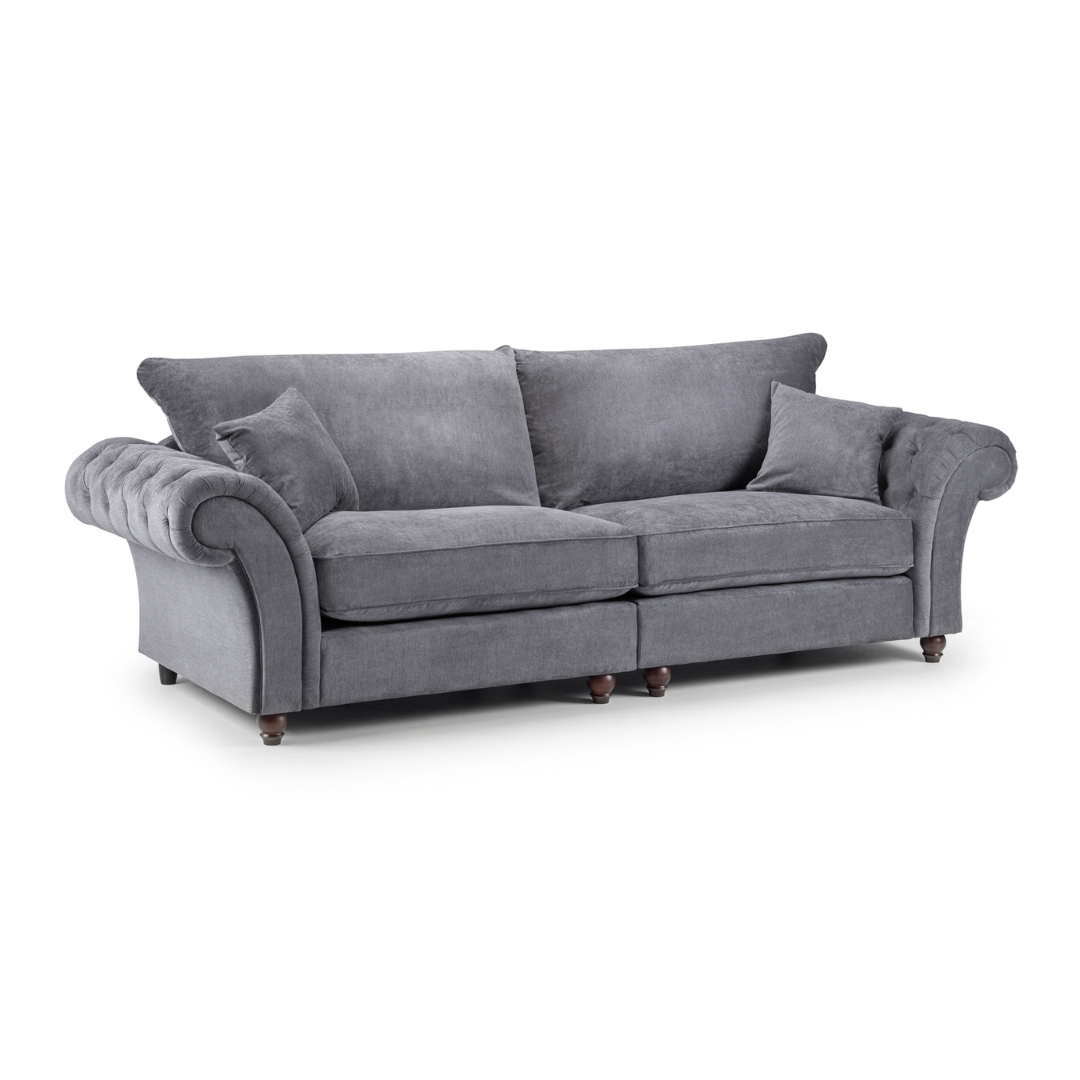 Windsor Full-back Grey Four Seater Sofa